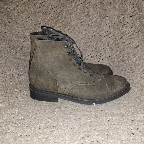 THURSDAY BOOT COMPANY-Captain-Dark Brown Suede-Lace Up-Sz 10.5-NEW/NO BOX - Picture 5 of 8